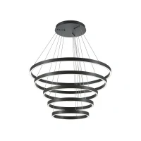 Подвесной светильник Modern Rim, LED 174W, Черный, Белый (Maytoni, MOD058PL-L200BK)