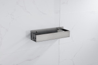 Полка подвесная + 2 крючка Boheme Q GUN METAL 10965-GM