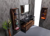 Раковина-столешница Armadi Art Vallessi 120 антрацит Керамика 838-120-A - Amppa.ru