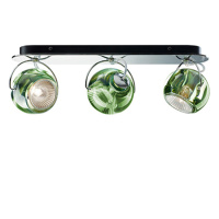 Настенный/Потолочный светильник Beluga, Зеленый/Хром (Fabbian, D57G2543)