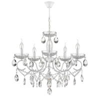 Люстра Snow Classi, 5xE14, Белый (Lumion, 8189/5)