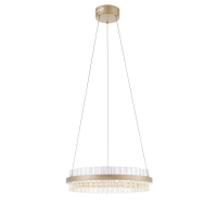 SL383.203.01 Светильник подвесной ST-Luce Золотистый/Золотистый, Прозрачный LED 1*34W 3000K CHERIO