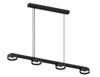 Корпус светильника подвесной для насадок D85 C9152/4 SBK черный песок 805*85*800mm GX53/4 (Ambrella Light, C9152)