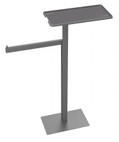 Стойка напольная с полкой и полотенцедержателем  Boheme  10952-GM антрацит