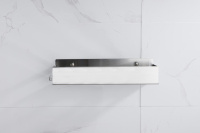 Полка подвесная + 2 крючка Boheme Q NIKEL BRUSH 10965-NB