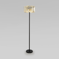 Напольный светильник с хруталем 01150/3 черный/золото (Bogate's, a062871)