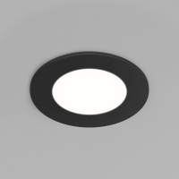 DK3101-BK Встраиваемый влагозащищенный светильник, IP65, до 10 Вт, LED, GU5,3, черный