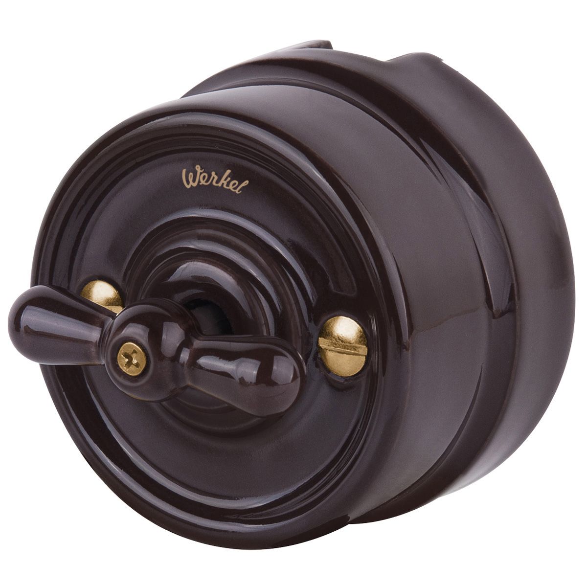 Винты для накладного выключателя 3шт. золото ретро