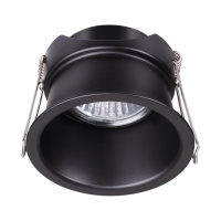 Встраиваемый Светильник Butt Spot, 1xGU10, Черный (Novotech, 370445)